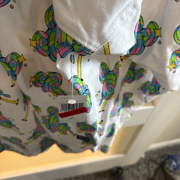 Disney White and Green Long Sleeve Kids Tee - Picture 5 of 5